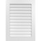 Ekena Millwork Vertical Surface Mount PVC Gable Vent: Non-Functional, w/ 3-1/2"W x 1"P Standard Frame, 26"W x 36"H GVPVE26X3601SN - alternate 1